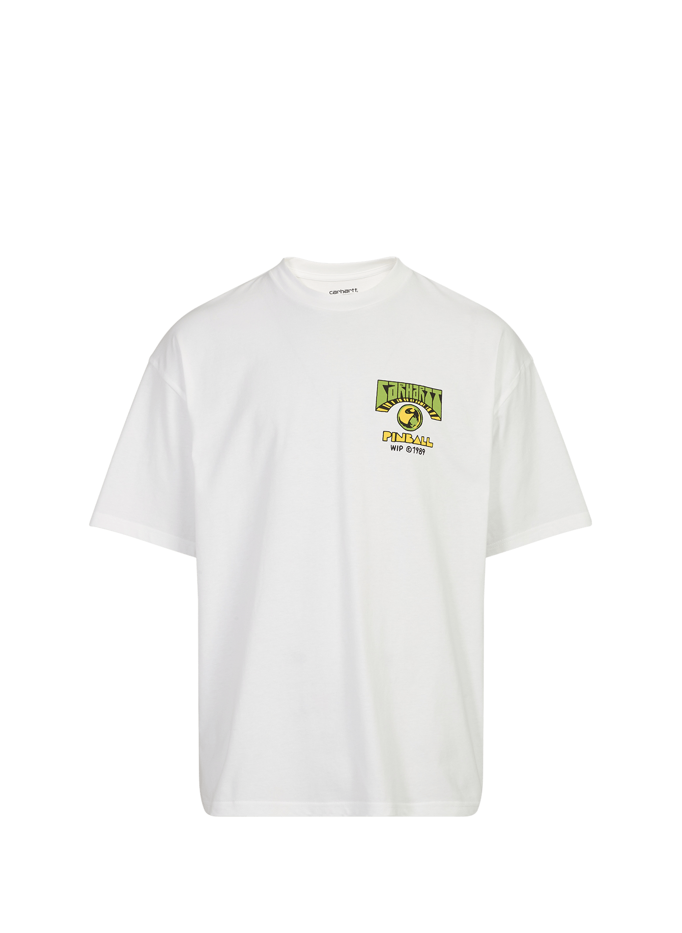 Round-neck printed cotton T-shirt CARHARTT WIP White