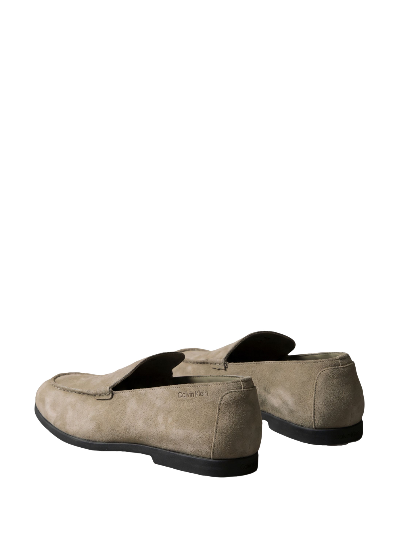 Mocassins texturées en cuir                  CALVIN KLEIN Beige