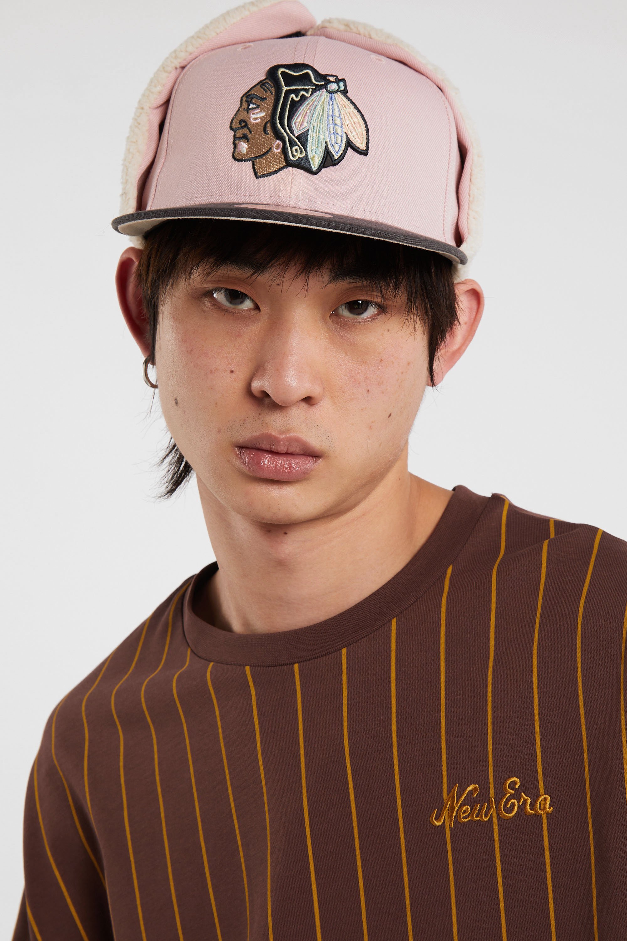 Casquette 5950 dogear patch NEW ERA Rose