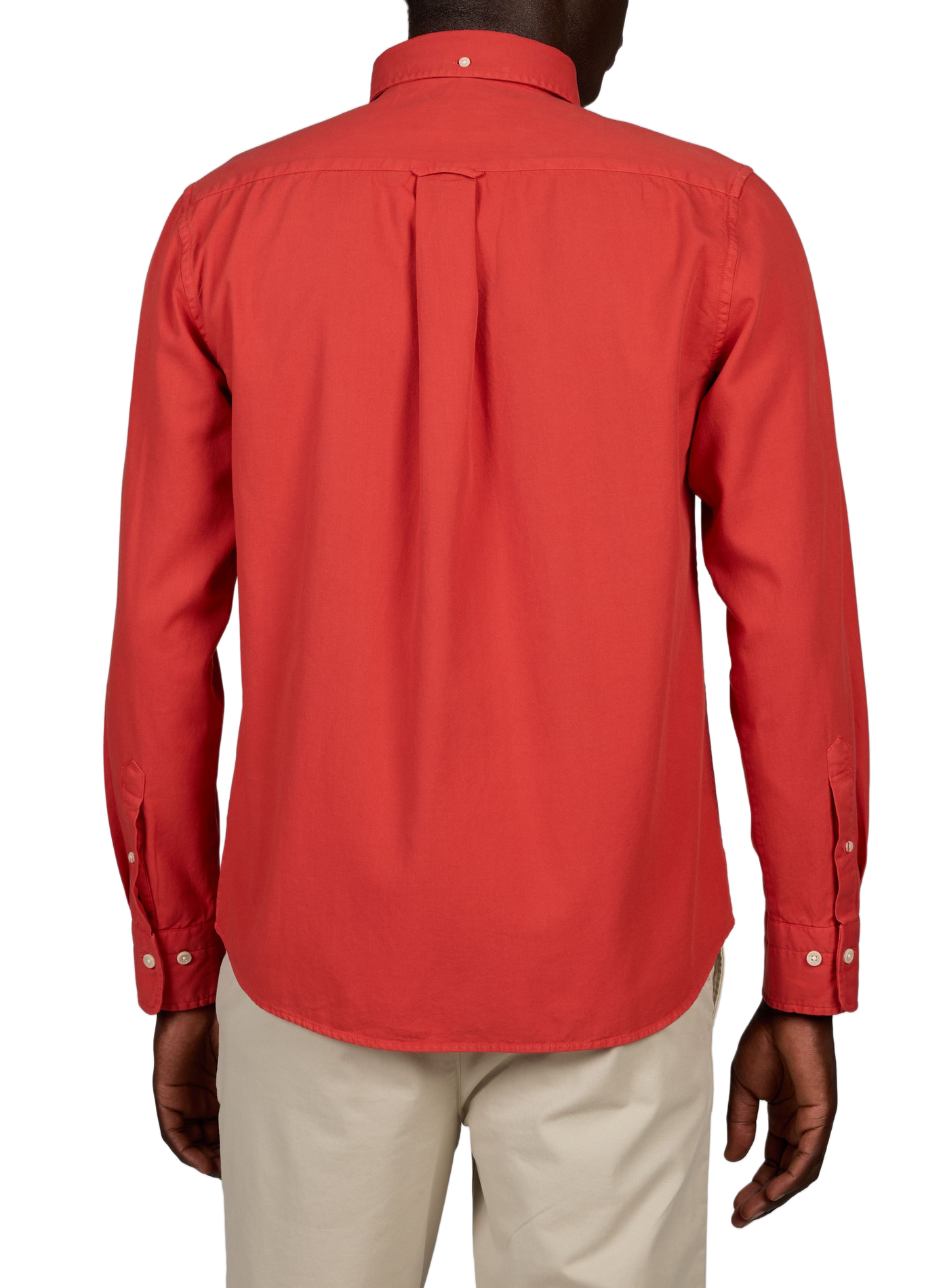Chemise droite en coton GANT Orange