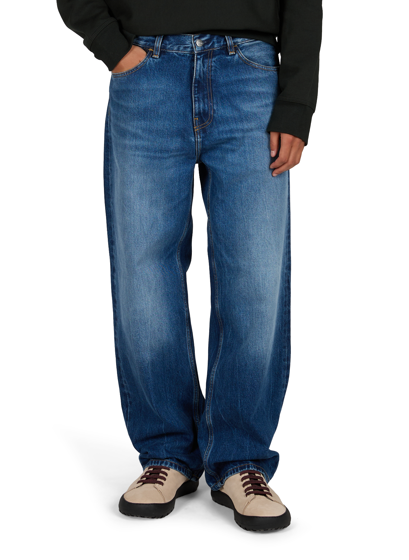 Baumwoll-Denim-Jeans von Payson CARHARTT WIP Blau