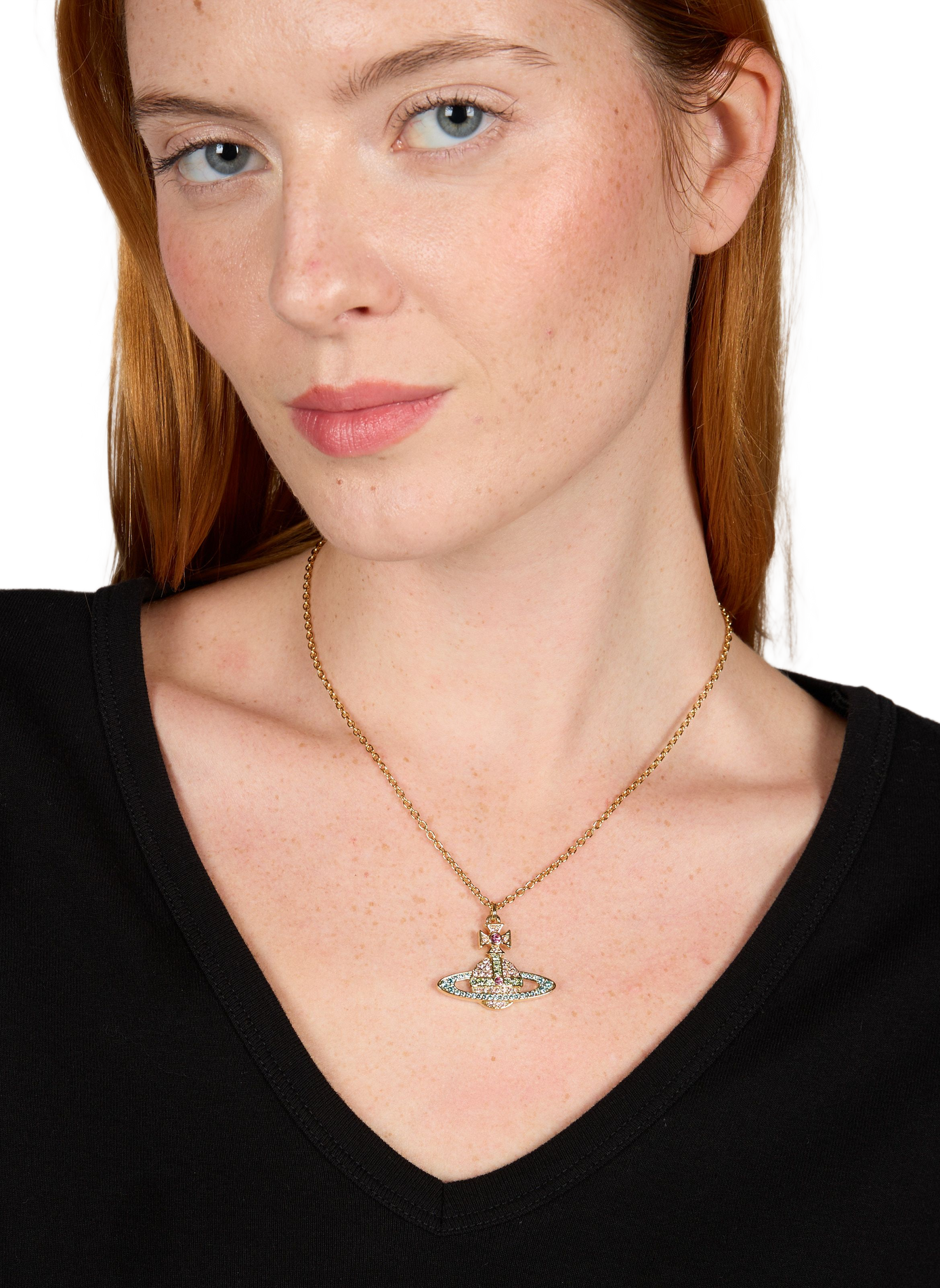 Collier pendentif Kika en laiton VIVIENNE WESTWOOD Multicolore