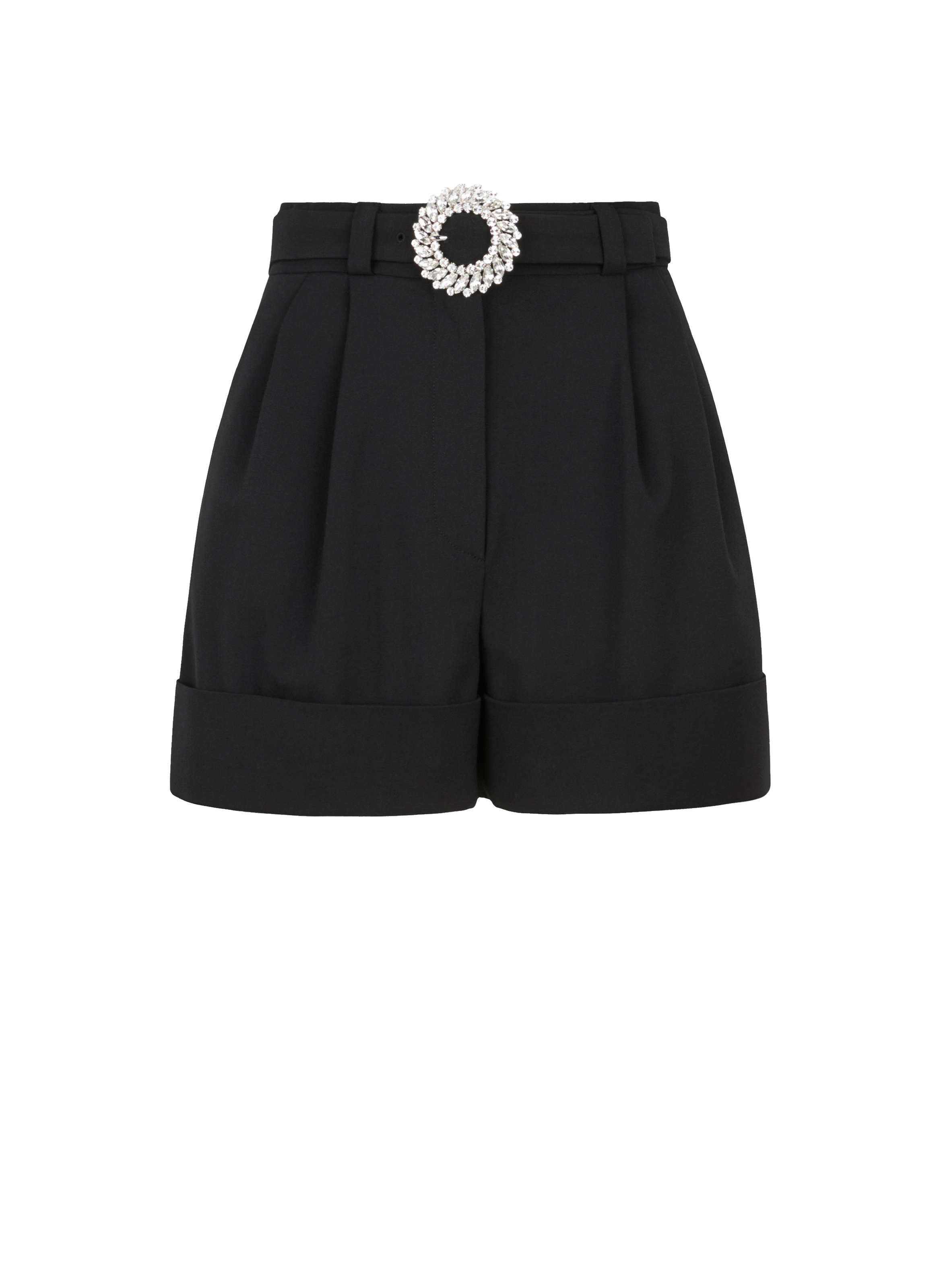 Short taille haute grain de poudre