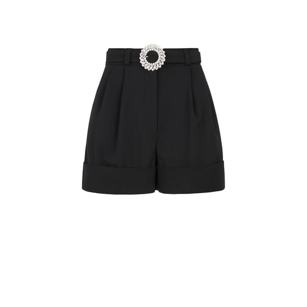 Short taille haute grain de poudre