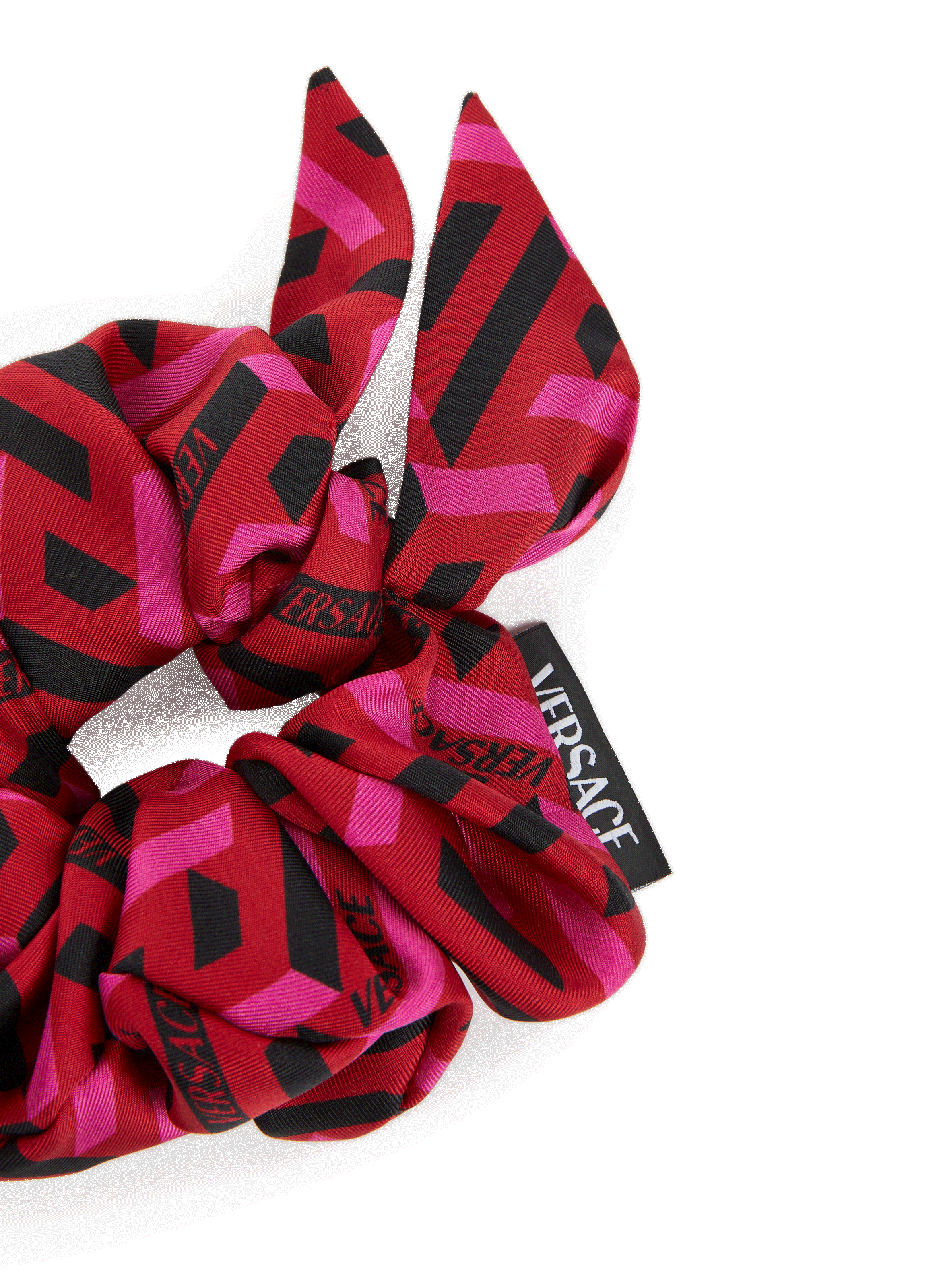 Chouchou en soie logotypé