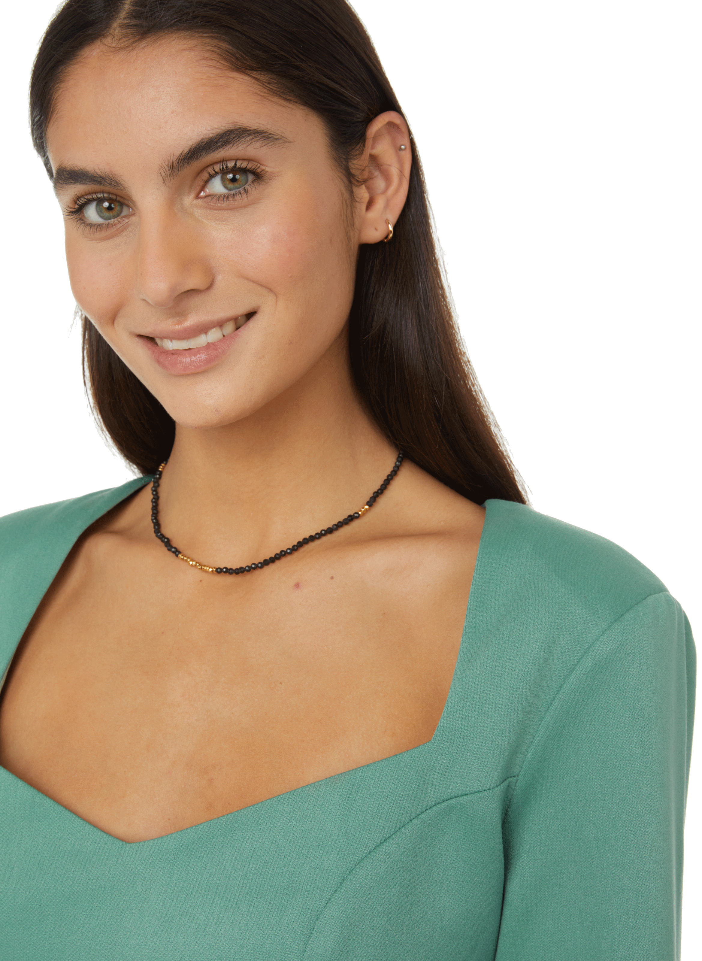 Collier à perles AU PRINTEMPS PARIS Noir