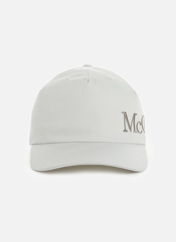 Logo cotton canvas baseball cap Green by ALEXANDER MCQUEEN ALEXANDER MCQUEEN Logo cotton canvas baseball cap Green