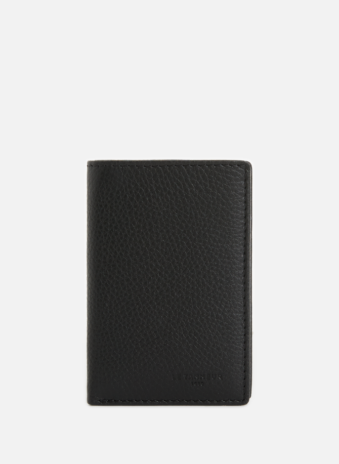 Charles small leather card holder LE TANNEUR
