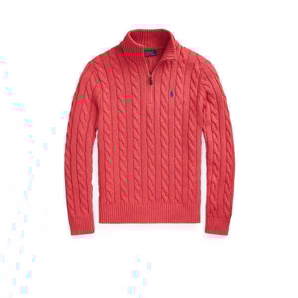 Pull à col montant en coton