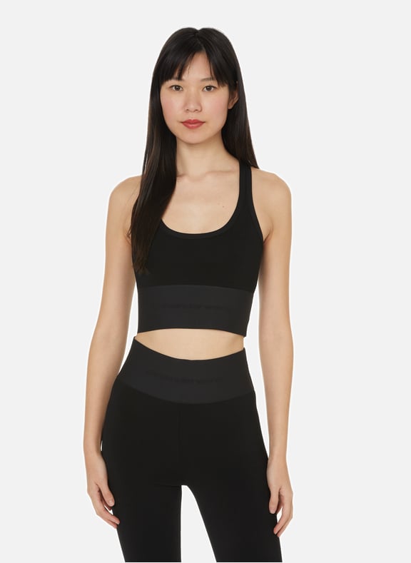 Alexander wang top logo bra