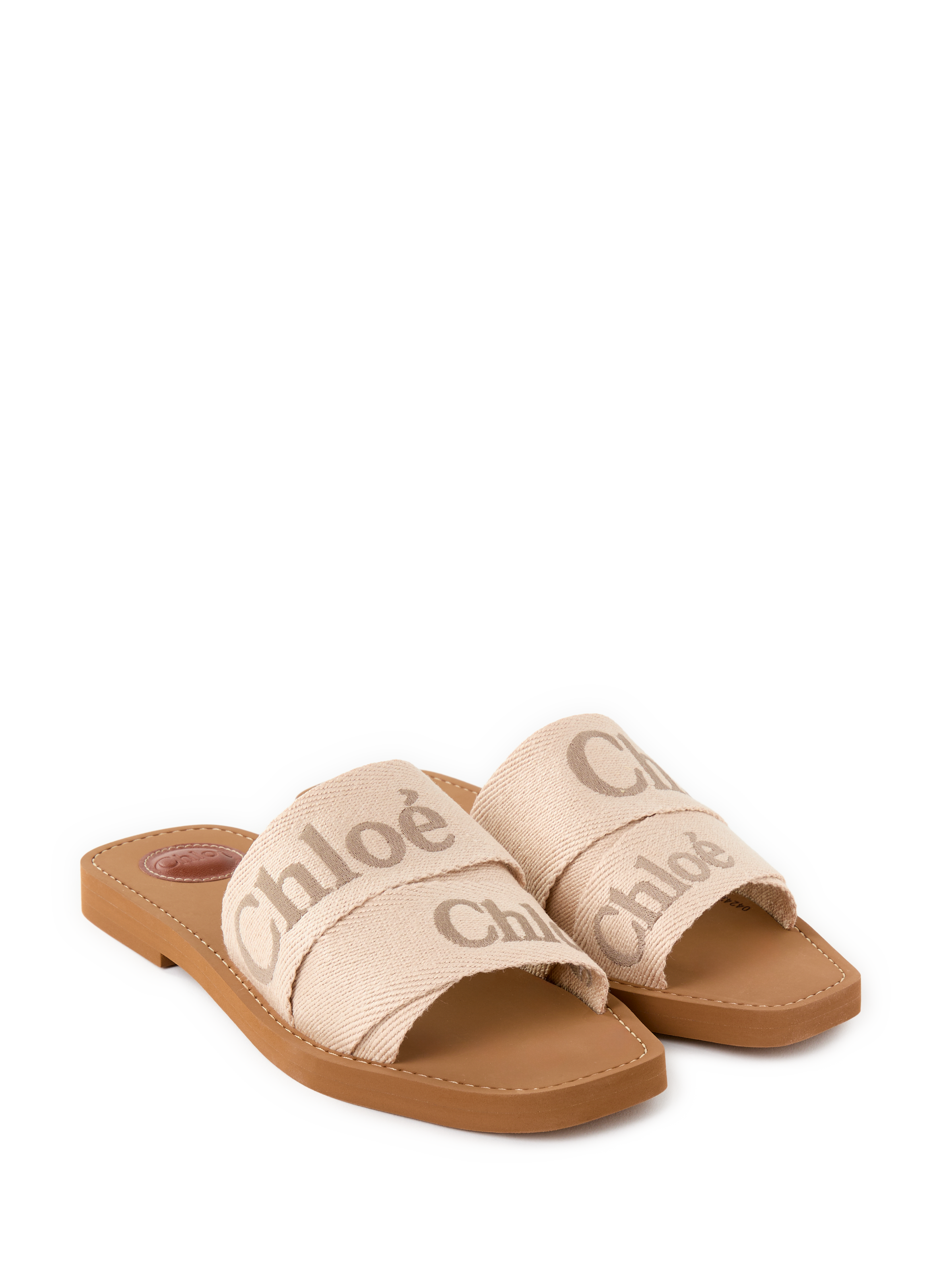 Woody sliders CHLOÉ Beige