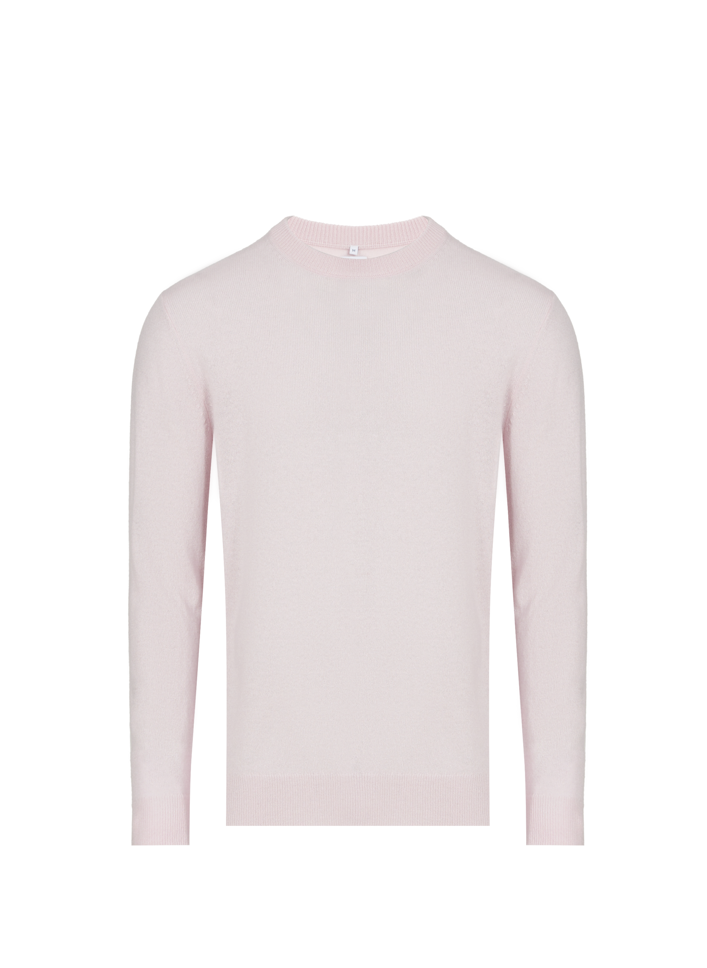Pull col rond en cachemire  Rose