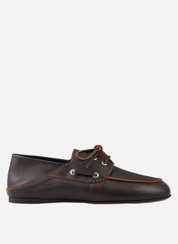 Derbies en cuir Marron by SANDRO SANDRO Derbies en cuir Marron