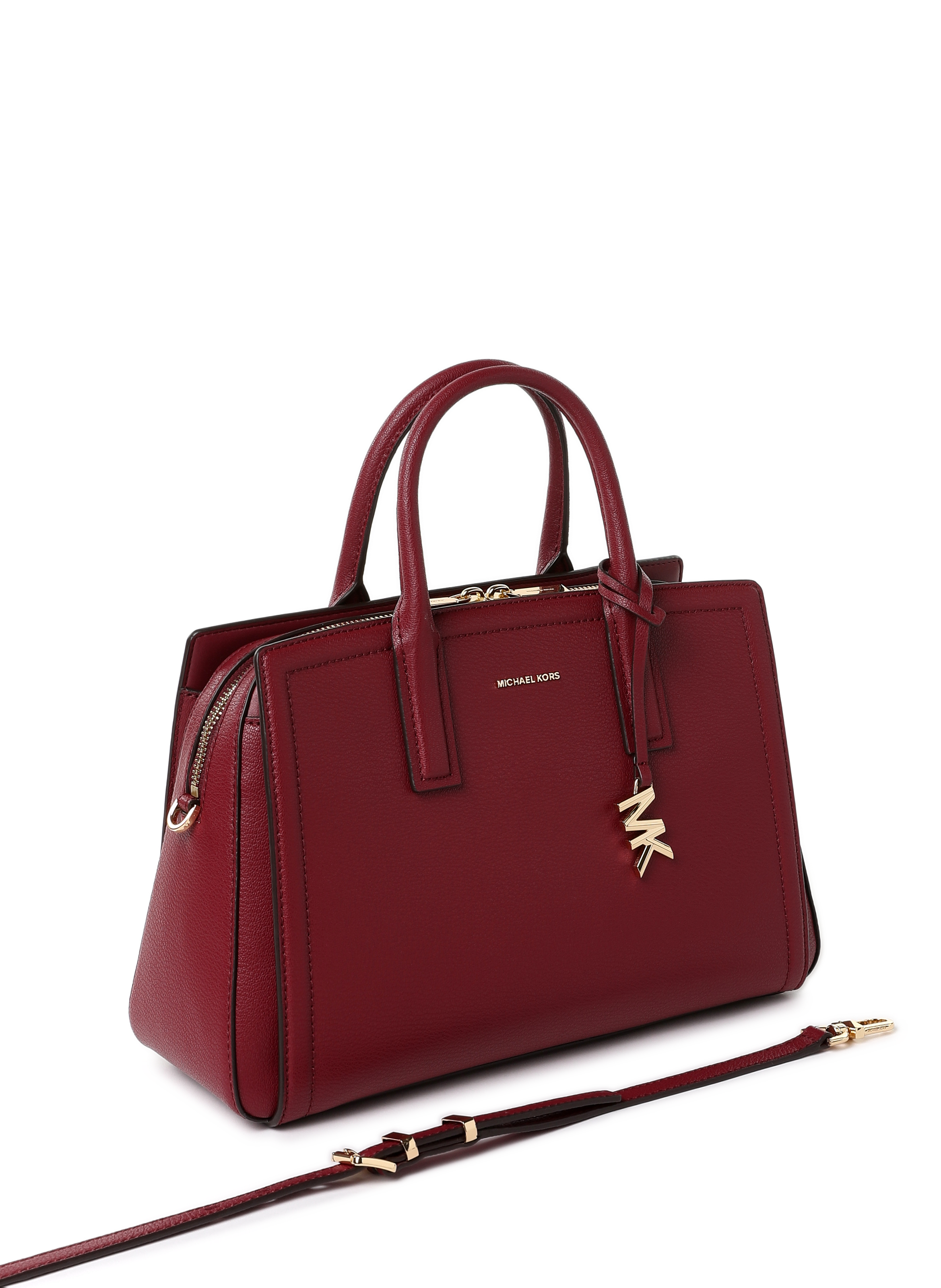 Laila leather handbag MICHAEL KORS Red