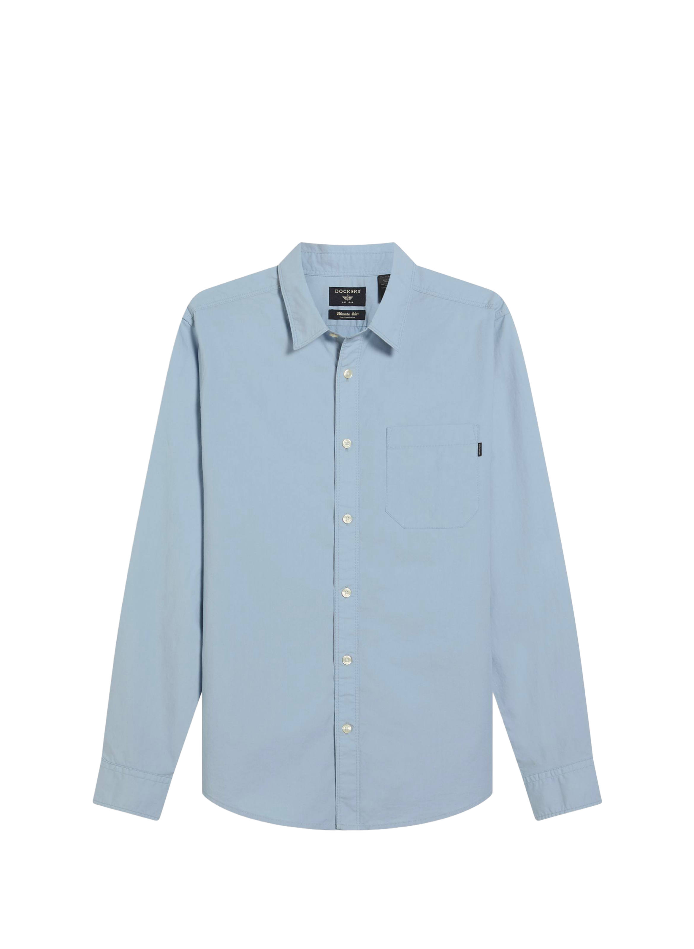 Cotton poplin shirt DOCKERS Blue