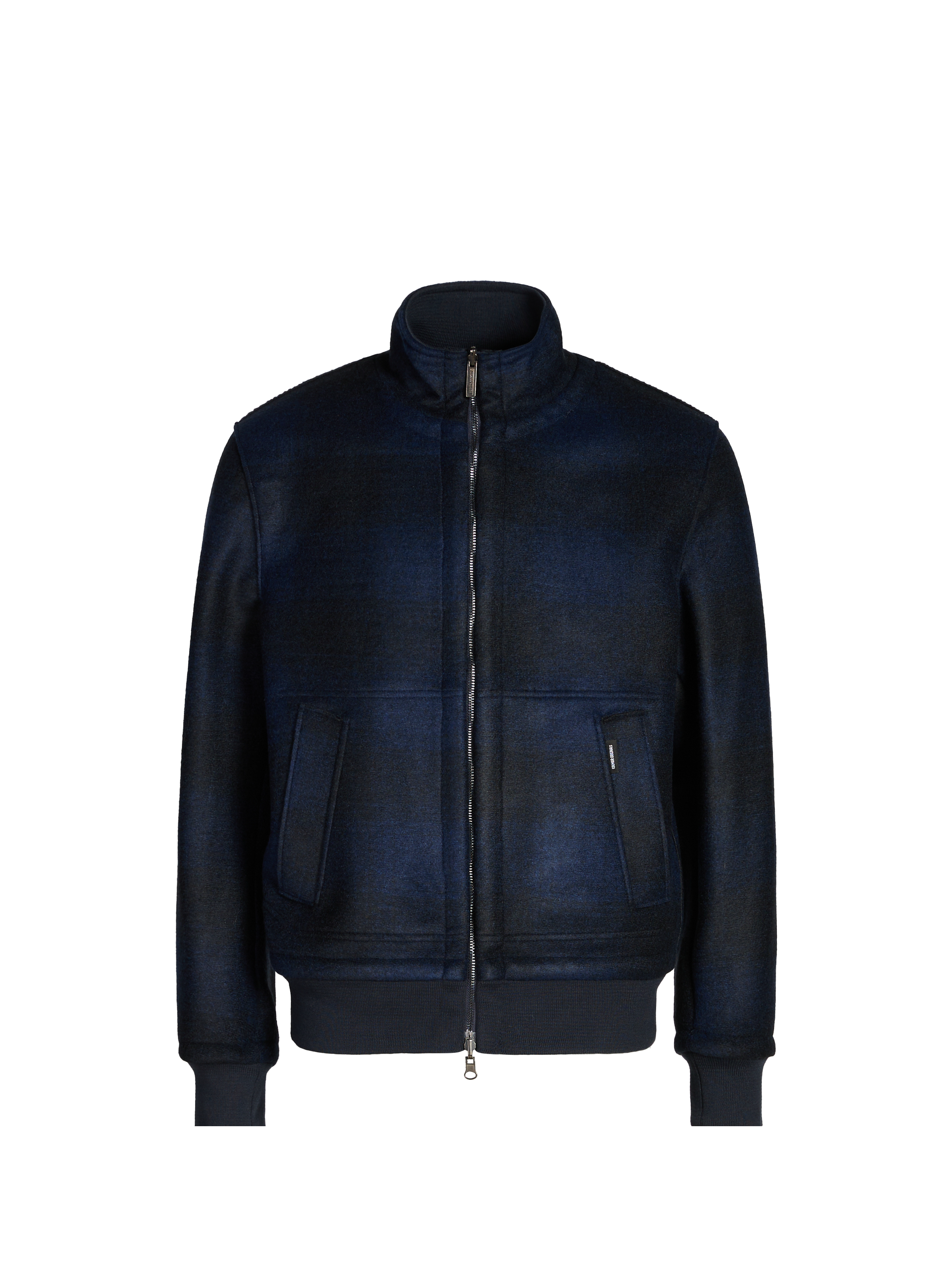 Blouson col montant Bleu