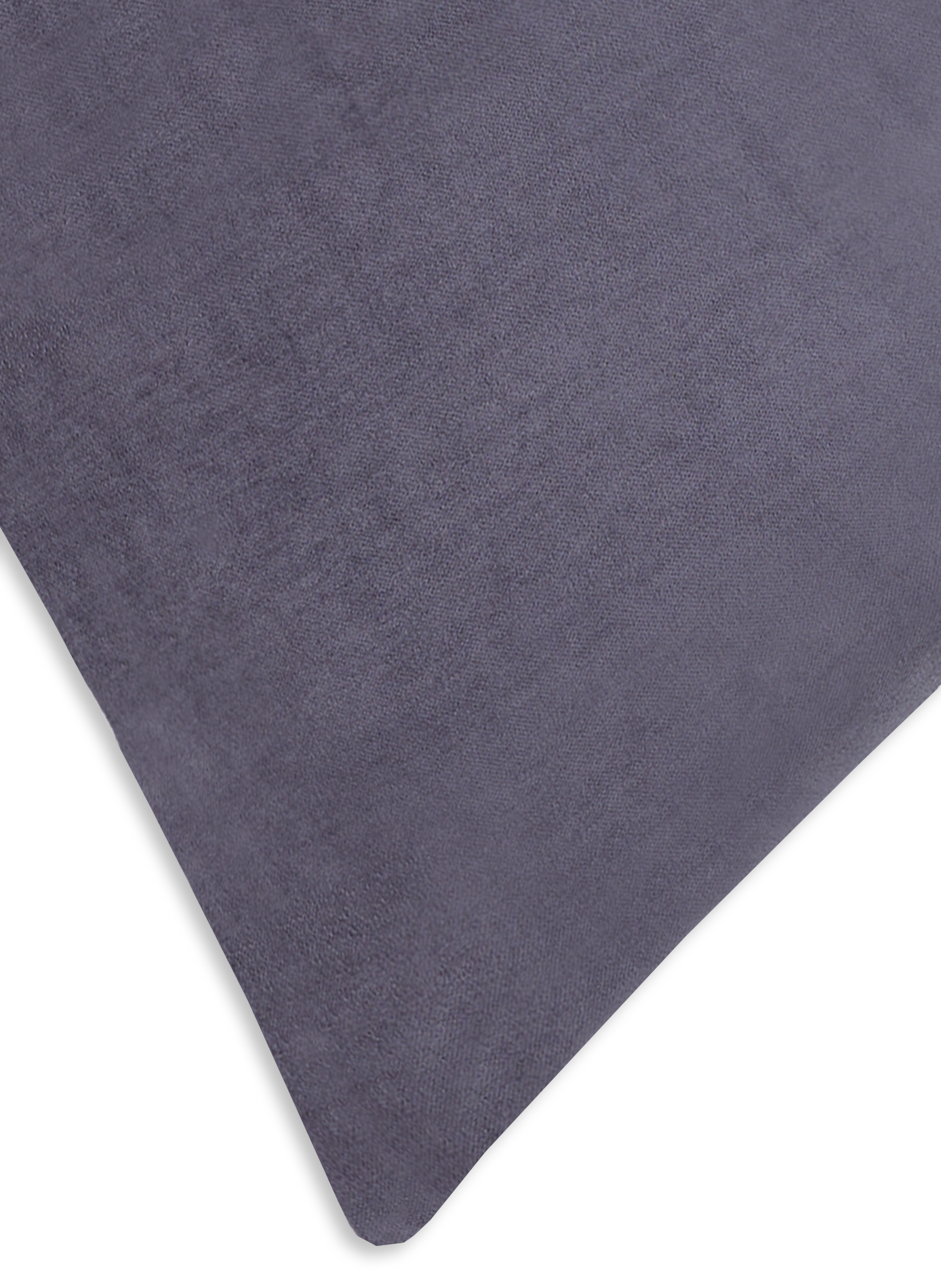 Housse de coussin en velours lisse AU PRINTEMPS PARIS Gris