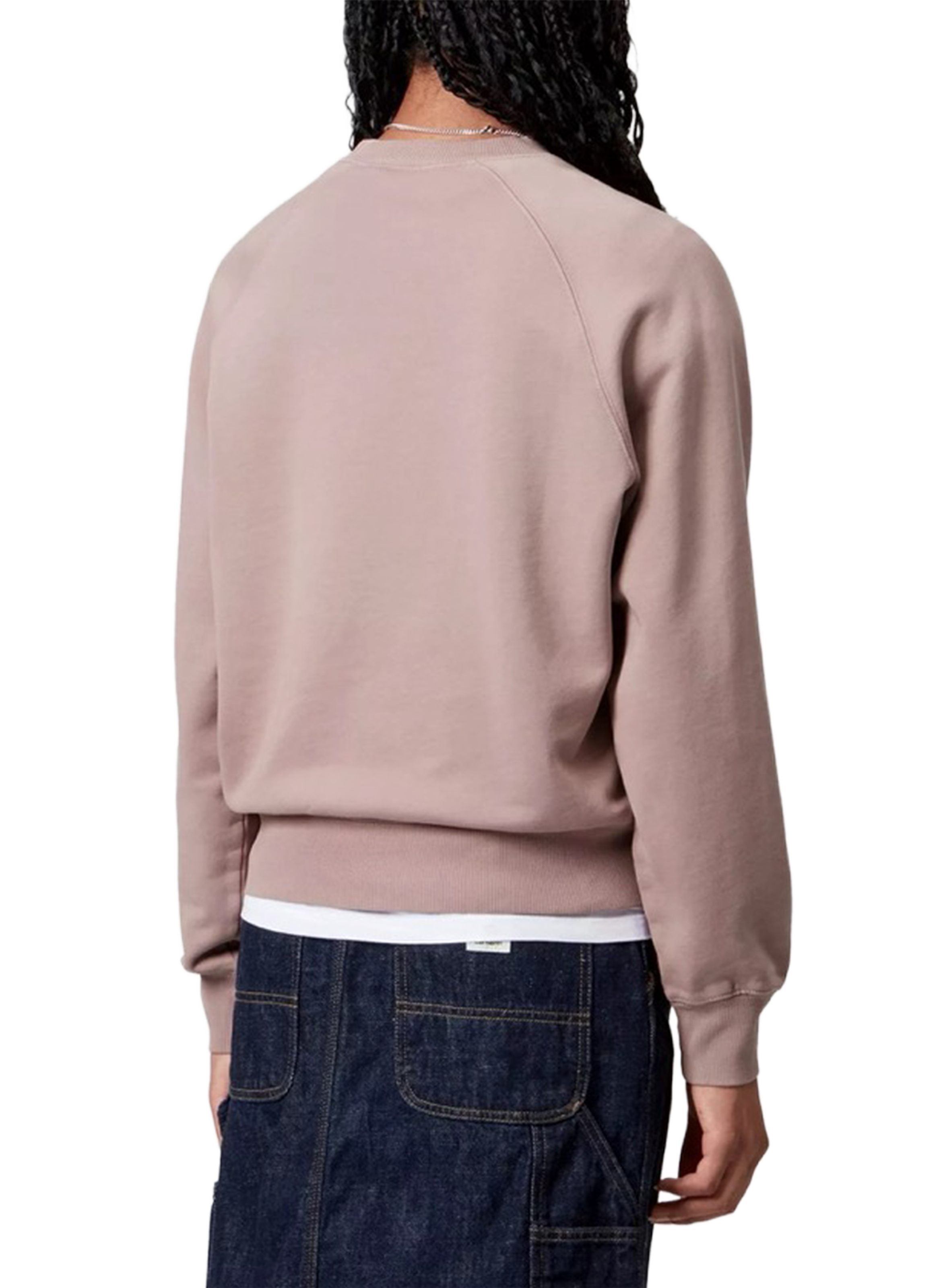 Sweatshirt en coton CARHARTT WIP Rose