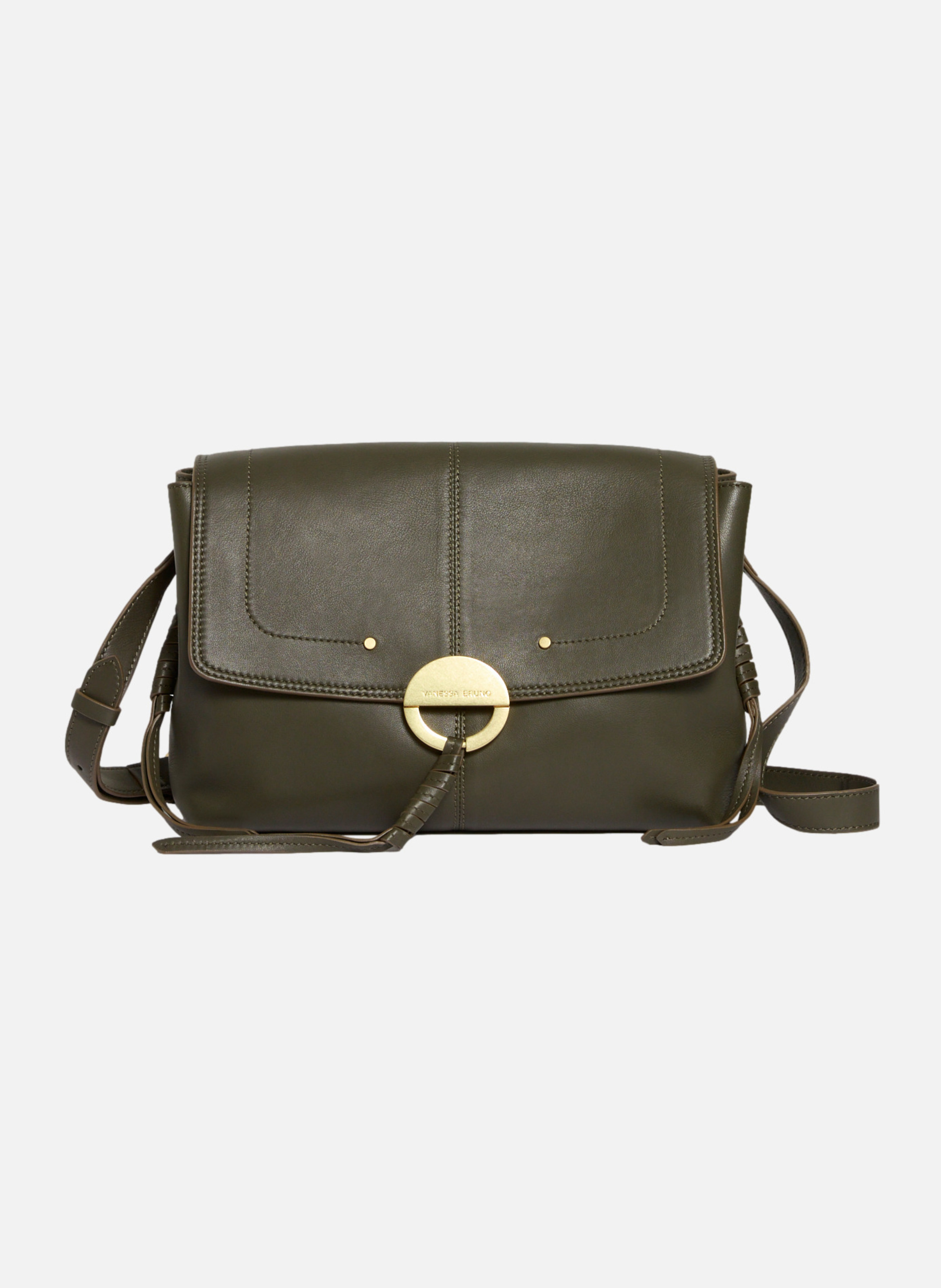 Grand sac othilia en cuir VANESSA BRUNO Vert