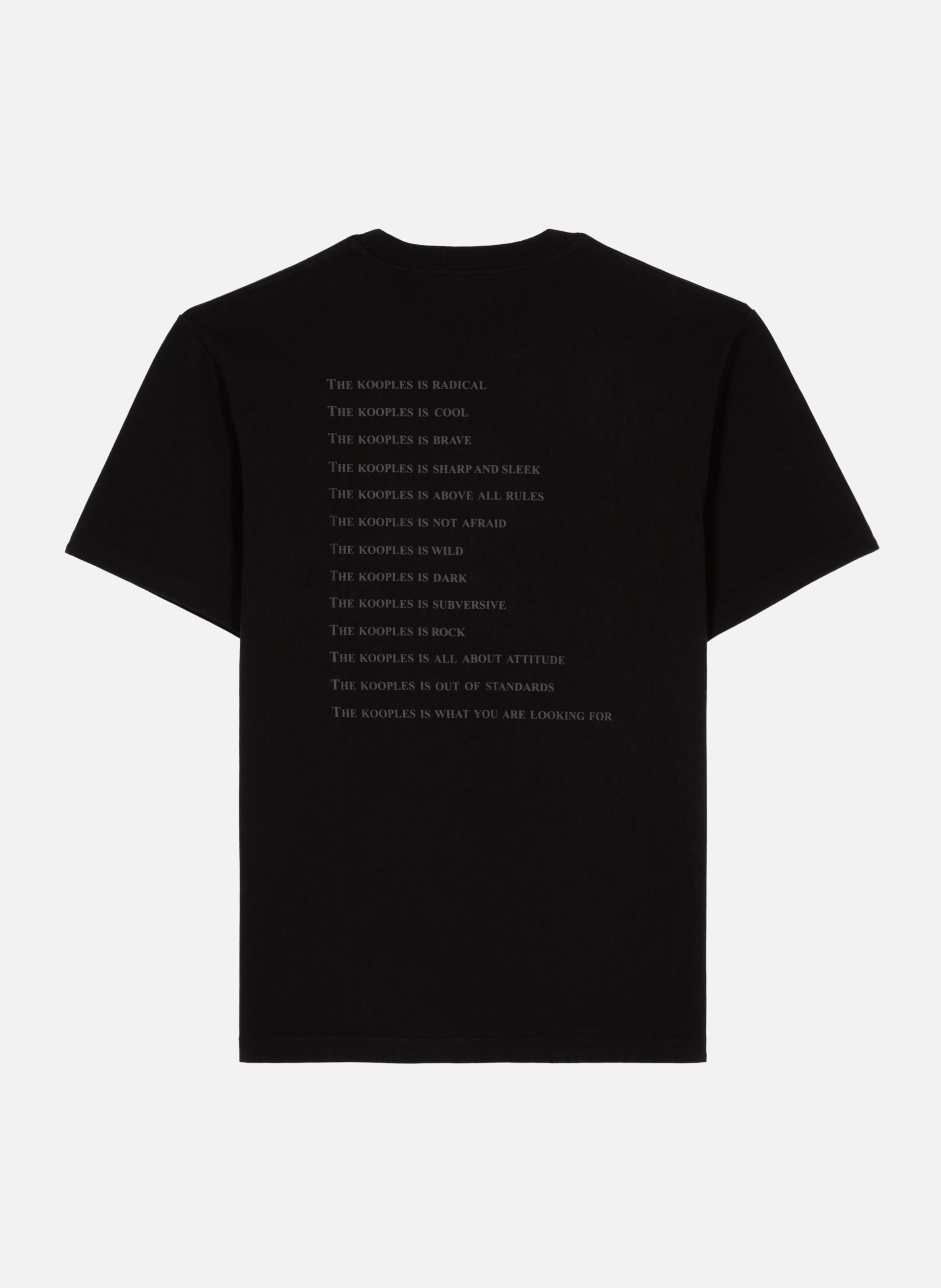 T-shirt what is denim THE KOOPLES Noir