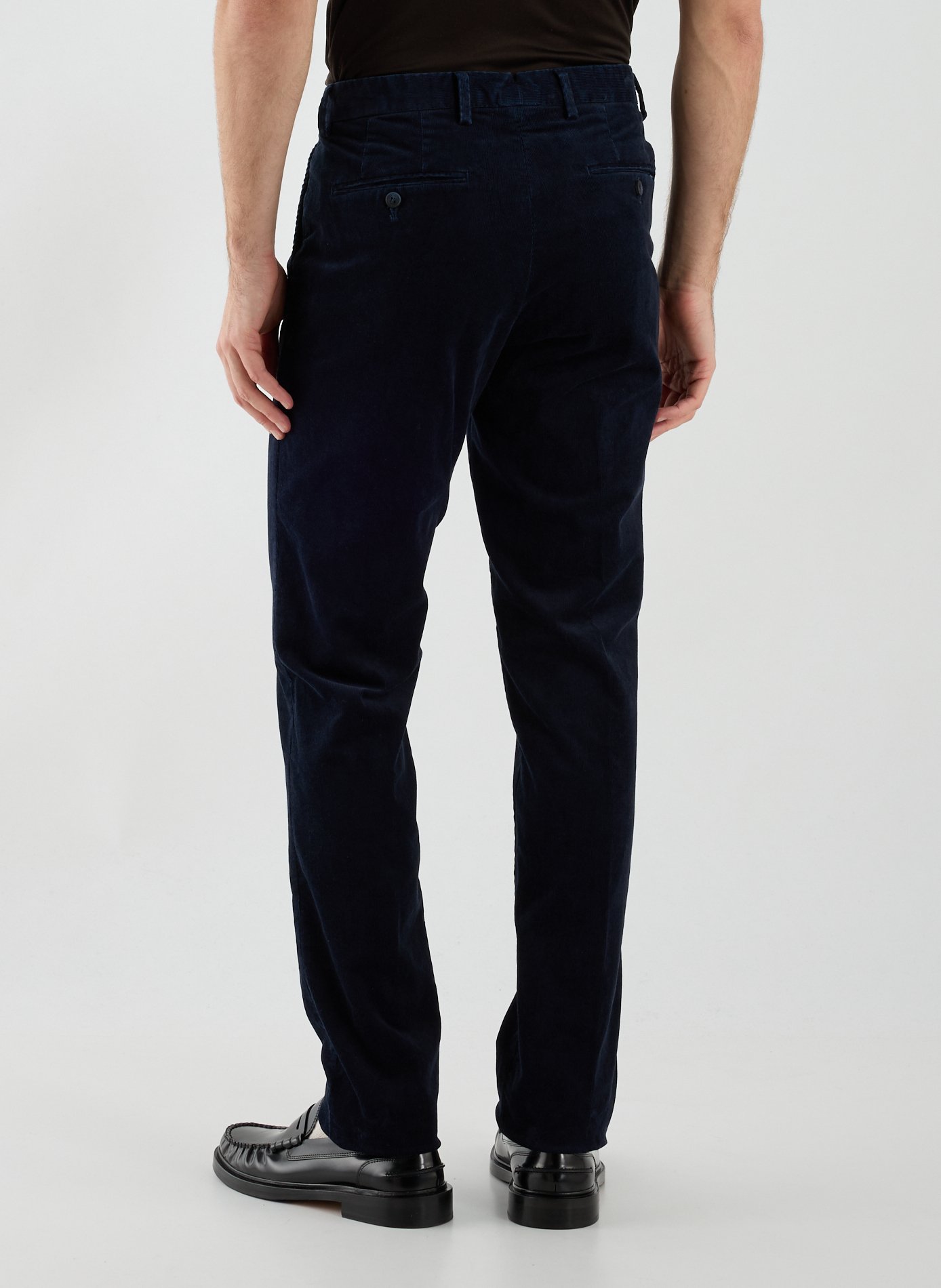 Cotton chino trousers HACKETT Blue