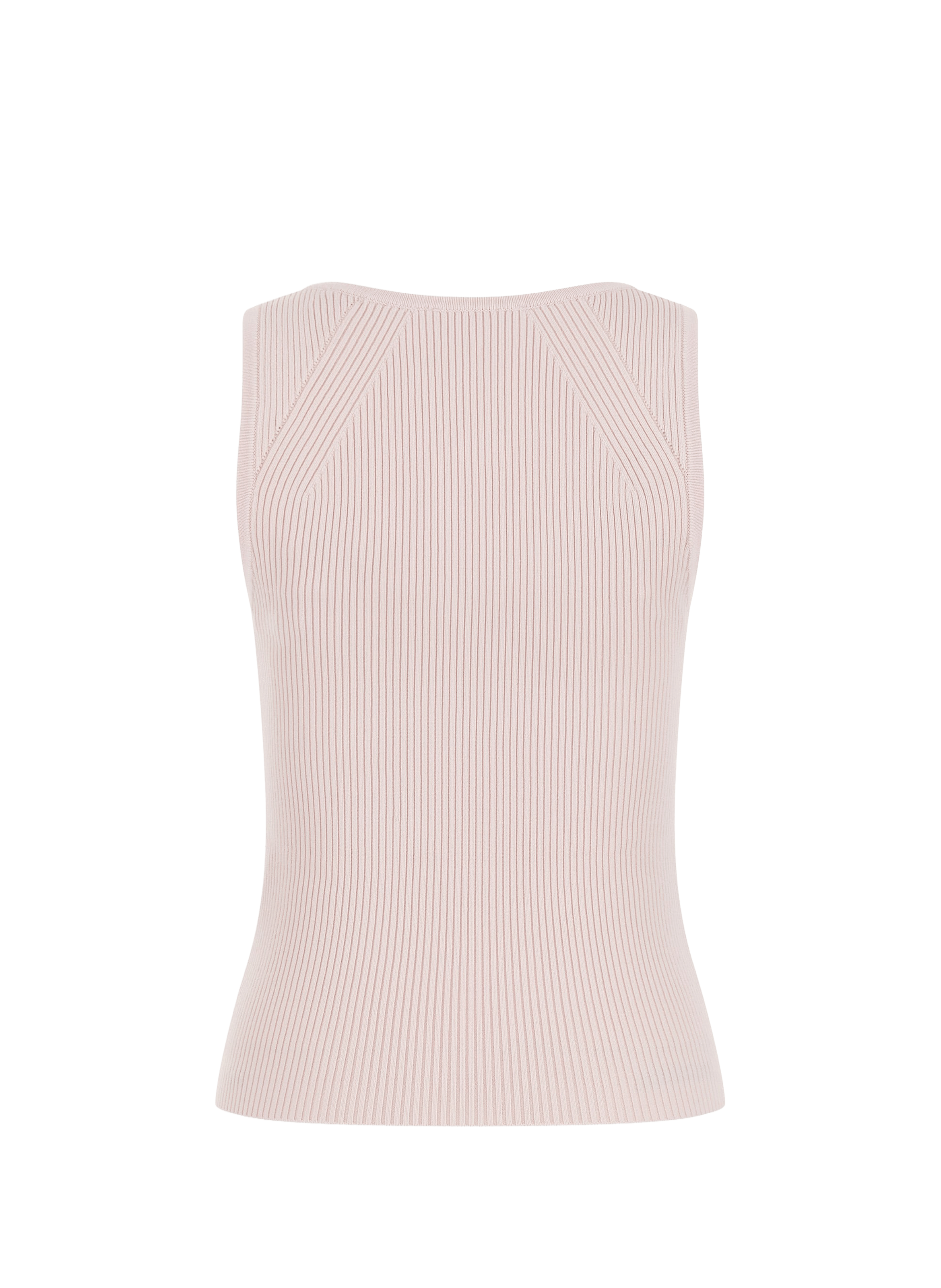 Top col V coupe ajustée GUESS Rose