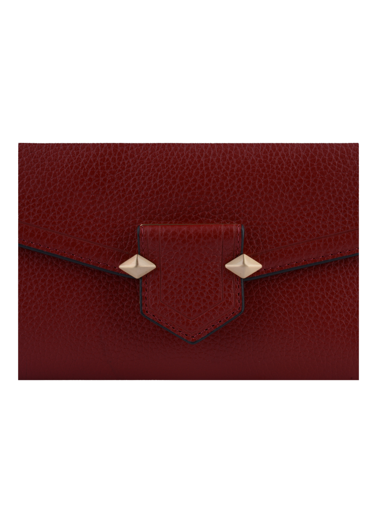 Sèvres | Pochette en cuir de vachette POURCHET Rouge