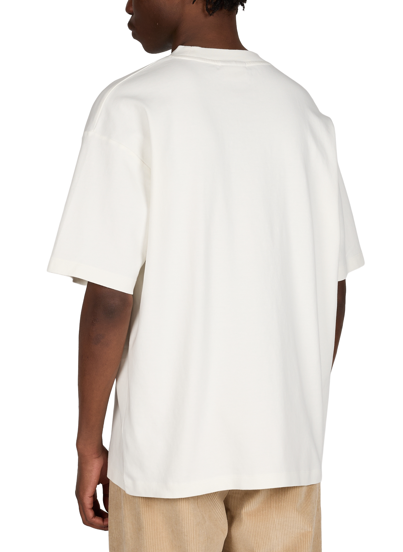Cotton round-neck T-shirt DROLE DE MONSIEUR White