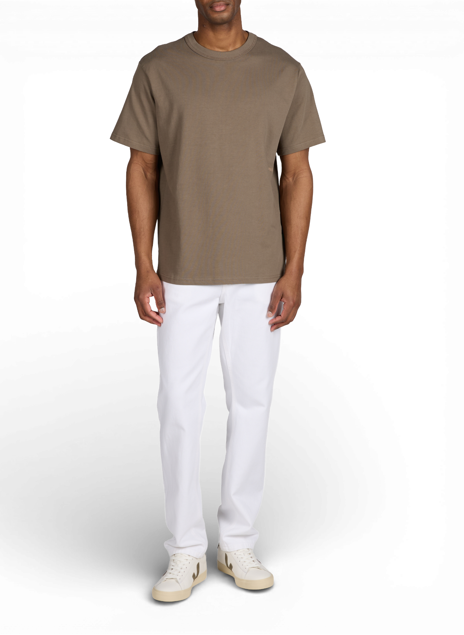 Classic Cotton T-Shirt ANNARR Brown