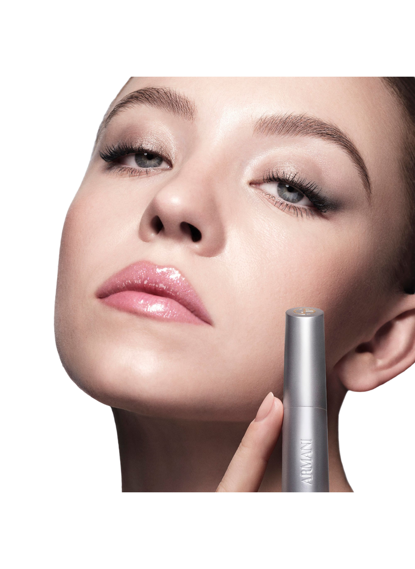 Prisma Glass Lip Balm intense color and shine ARMANI Crimson flash