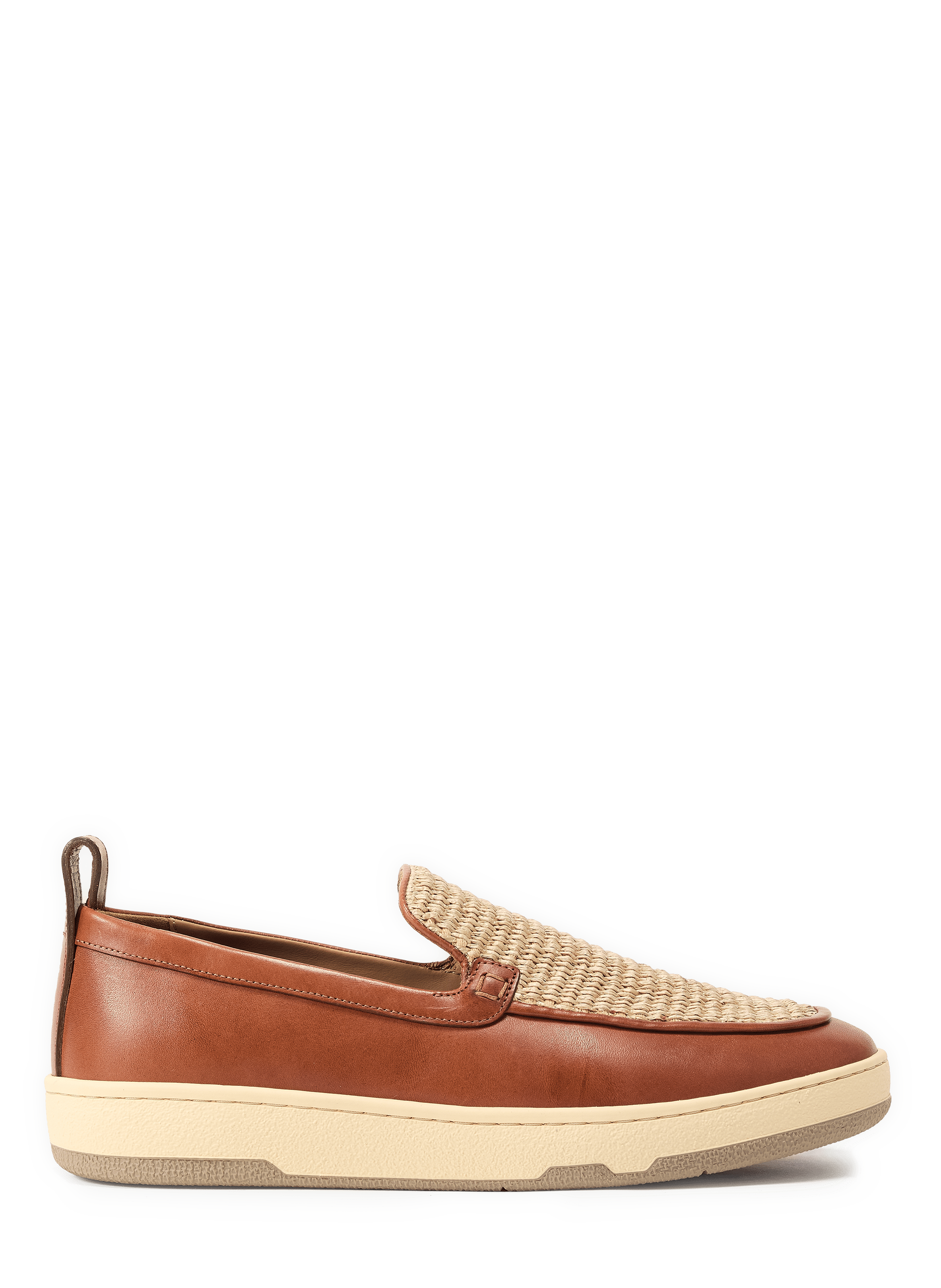 Mocassins Cruiser en cuir de veau LANVIN Marron