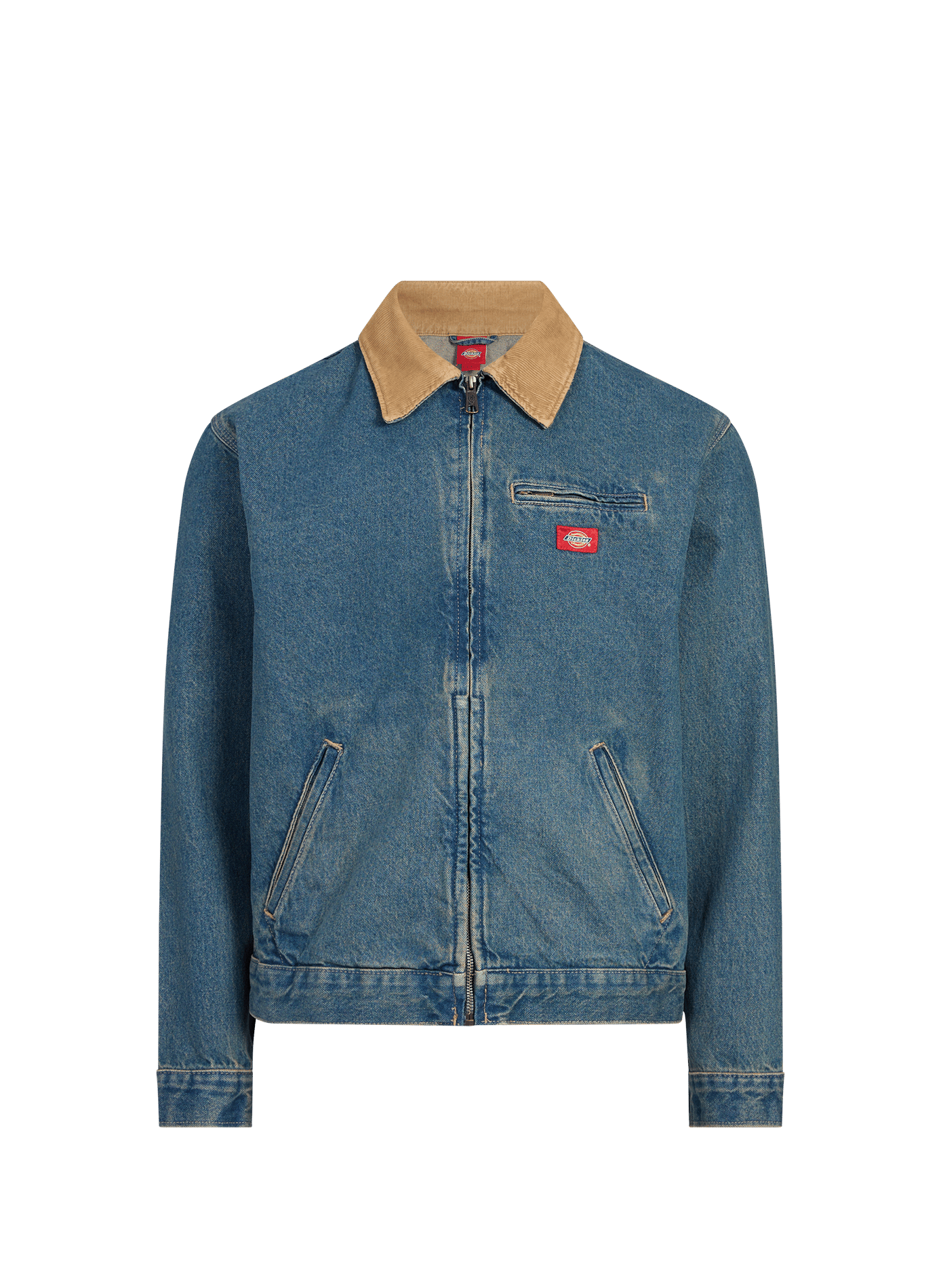 Gewaschene Jeansjacke aus Baumwolle DICKIES Blau