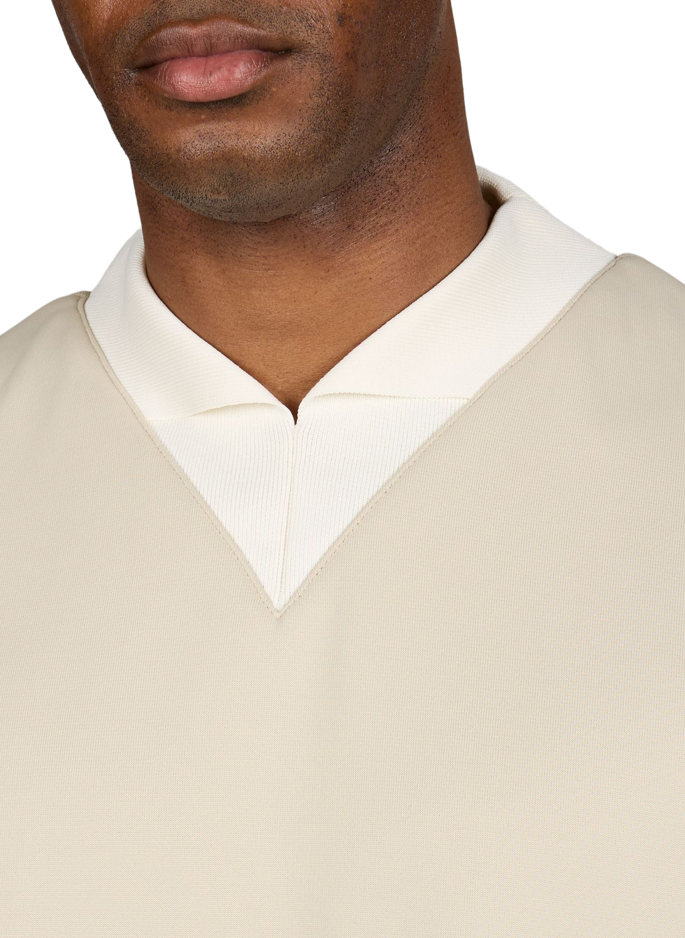 Ärmelloses Nardin Satin Stricktop LACOSTE Beige