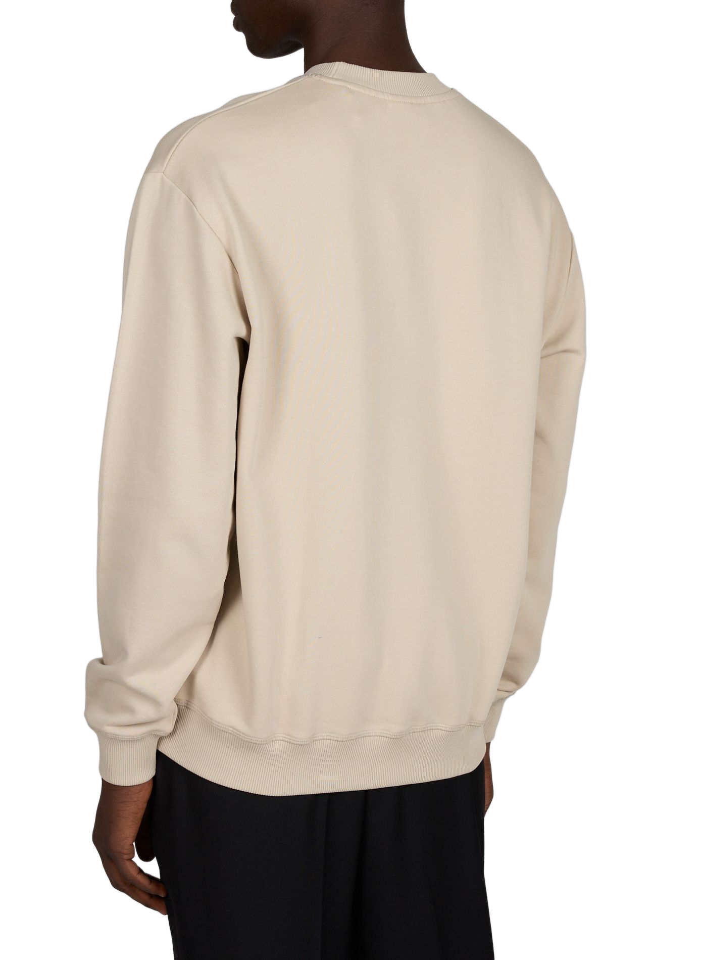 Oversized cotton sweatshirt LES DEUX Beige