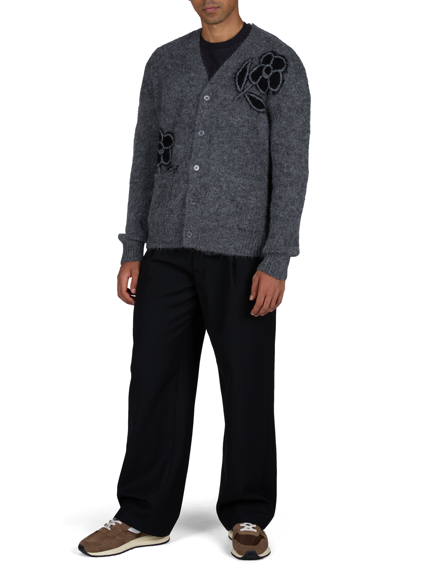 Gilet diritto in misto lana NN.07 Grigio