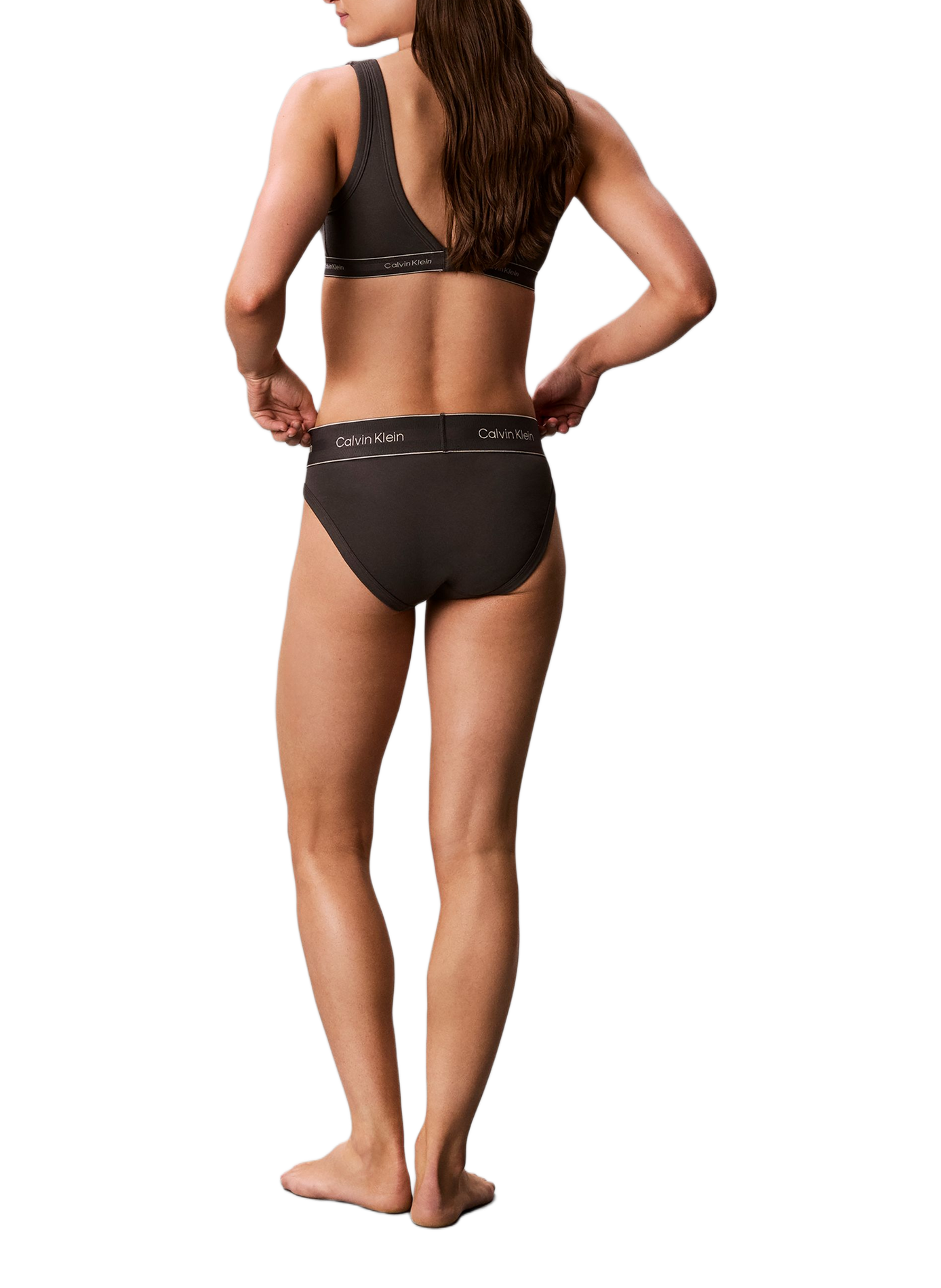 Cotton-blend briefs CALVIN KLEIN Grey