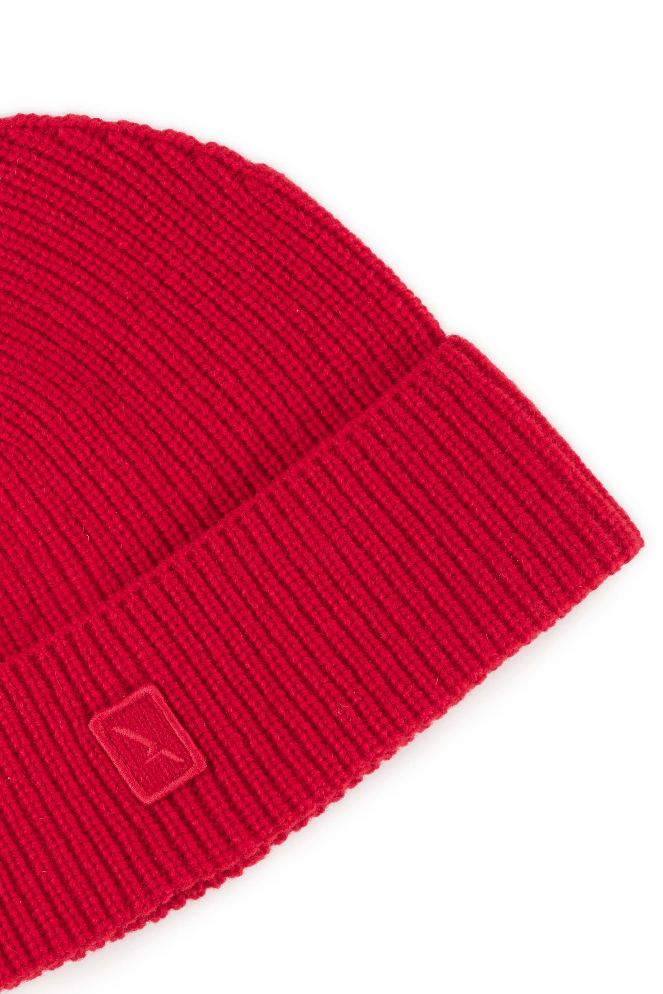Plain turn-up beanie in a wool blend | Red AIGLE Men