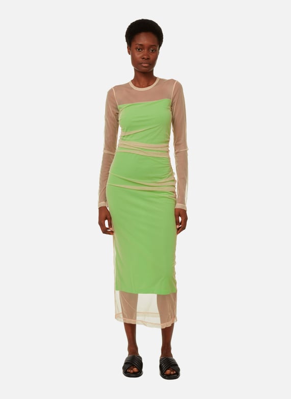 ROBE LONGUE EN TULLE HELMUT LANG pour FEMME Printemps