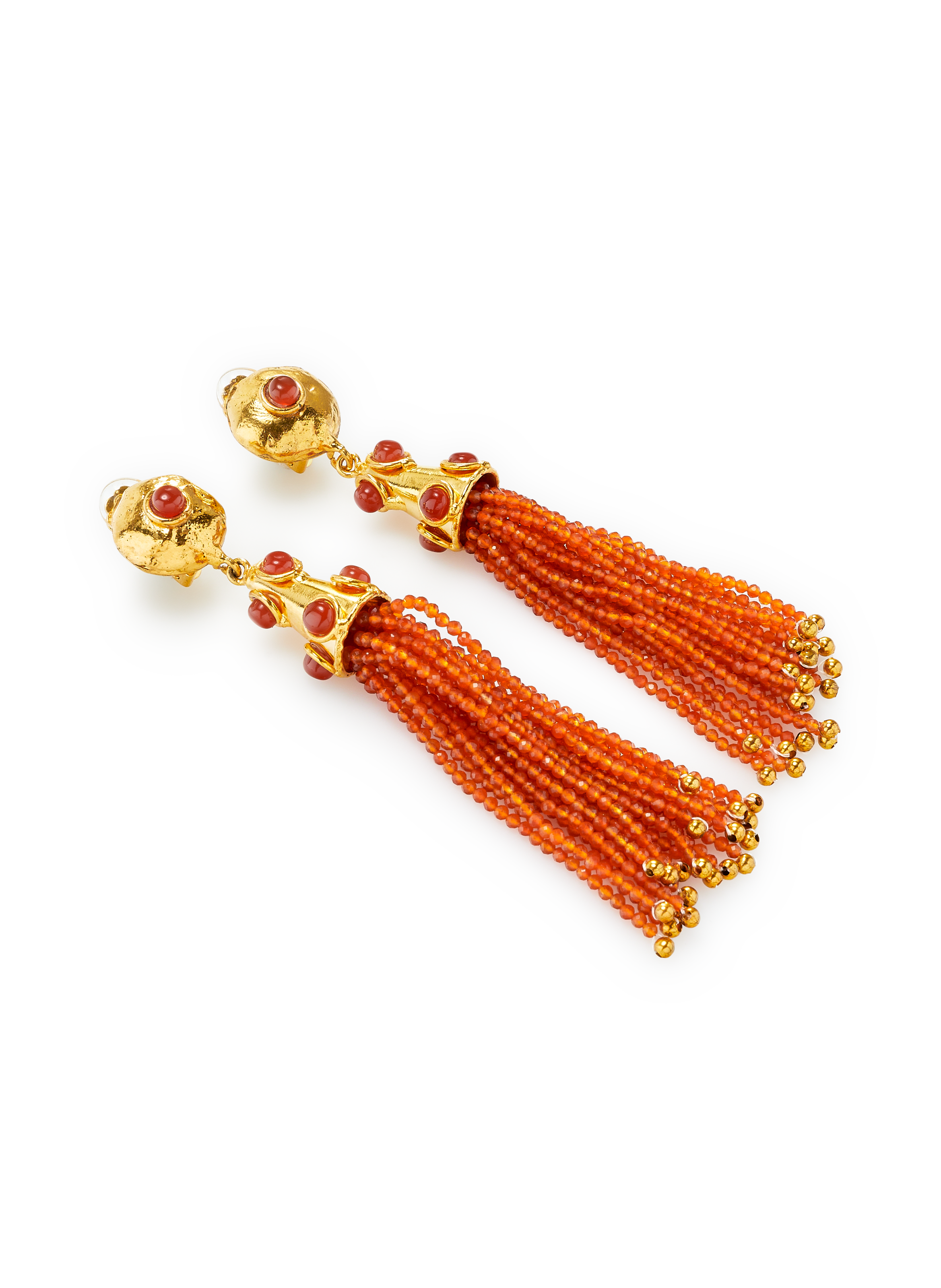 Boucles d'oreille Cornaline