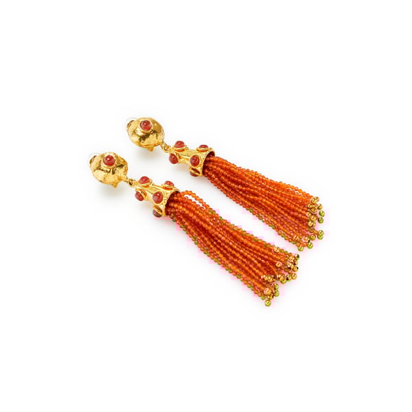 Boucles d'oreille Cornaline