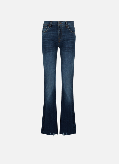 Blue cotton bootcut jeans7 FOR ALL MANKIND 