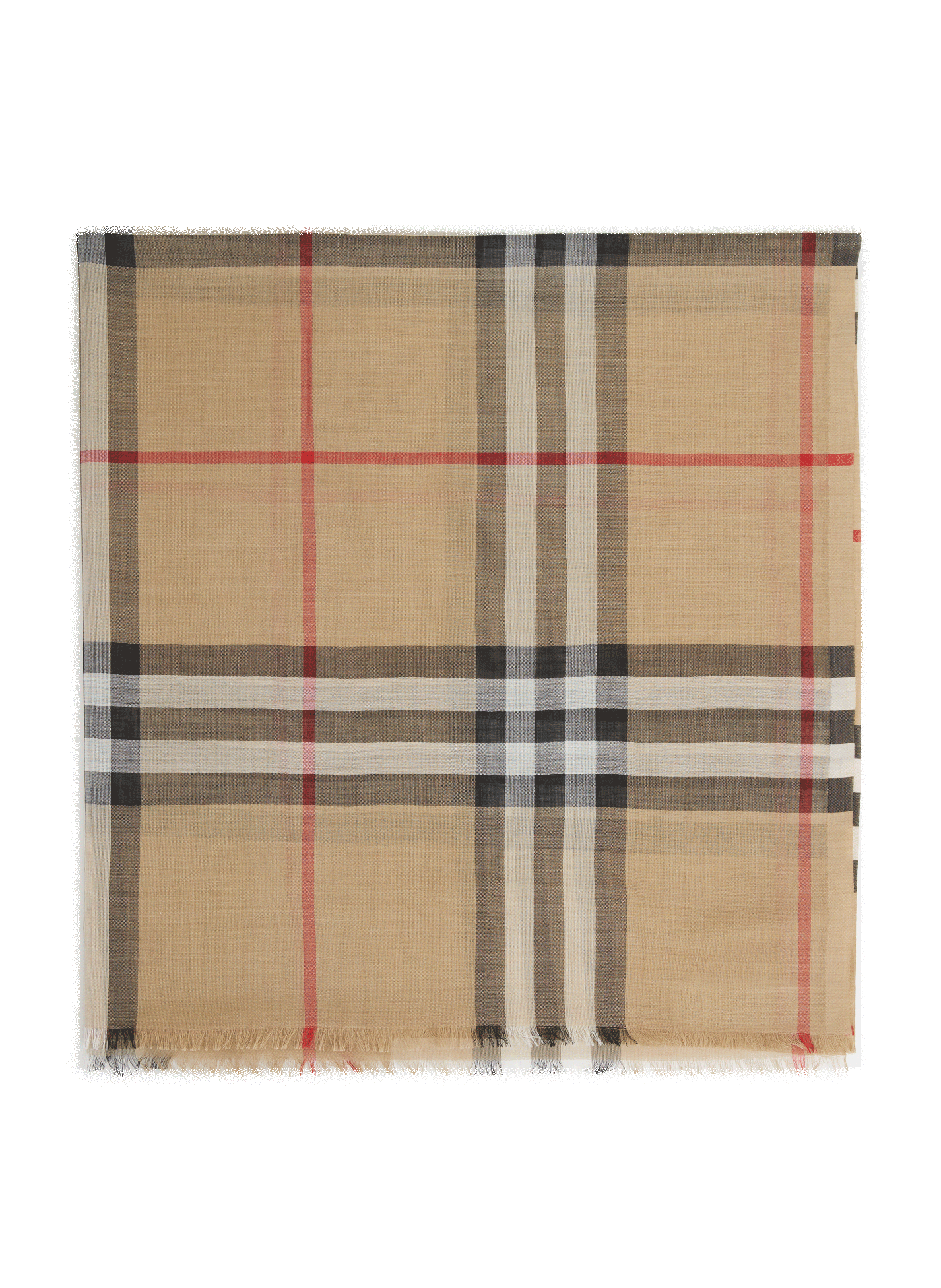 Woll- und Seidentuch BURBERRY Braun