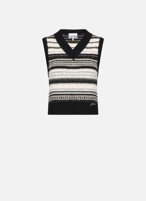 Sleeveless wool jumper GANNI Sleeveless wool jumper GANNI