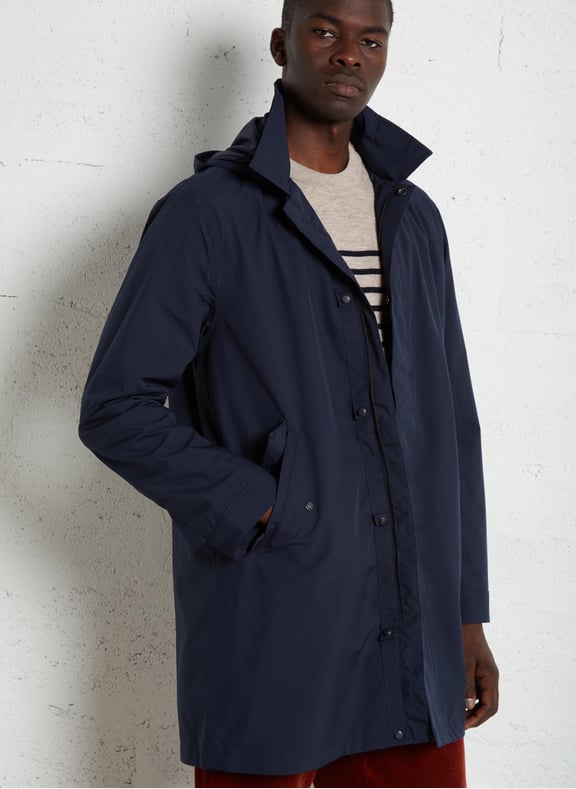 Parka droit longue imperméable Bleu by ARMOR-LUX ARMOR-LUX Parka droit longue imperméable Bleu
