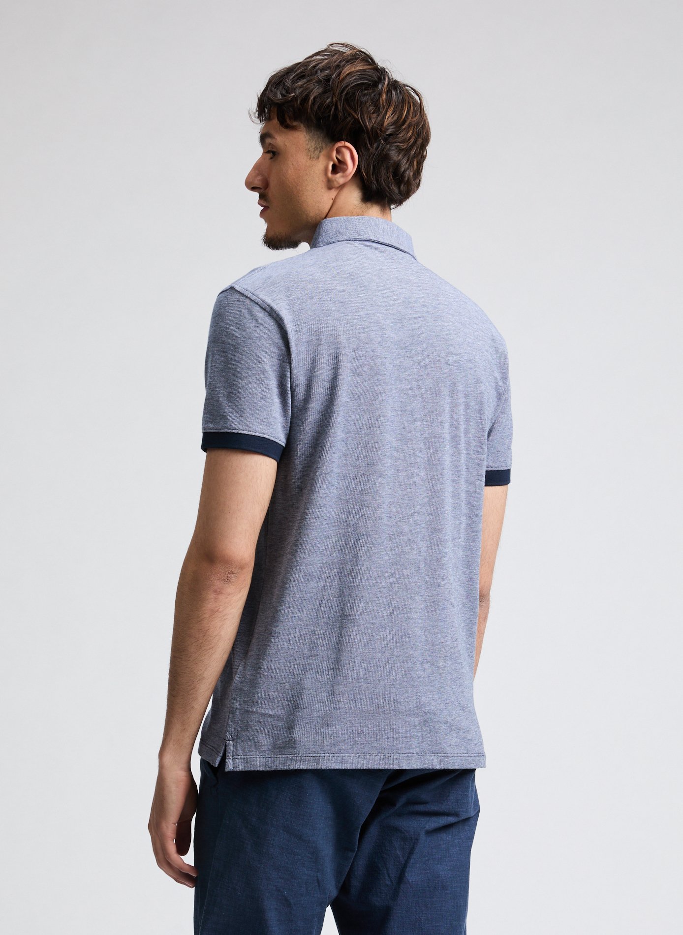 Polo en coton TIMBERLAND Bleu