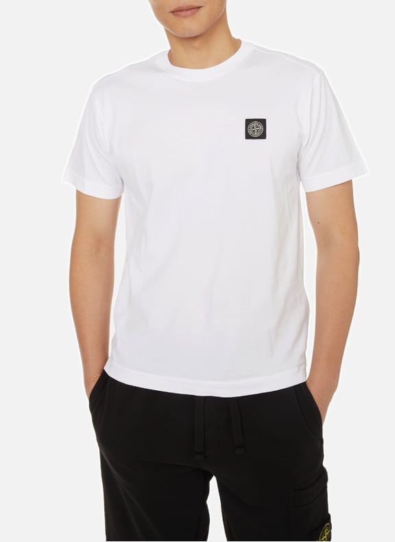 Cotton T-shirt White by STONE ISLAND STONE ISLAND Cotton T-shirt White
