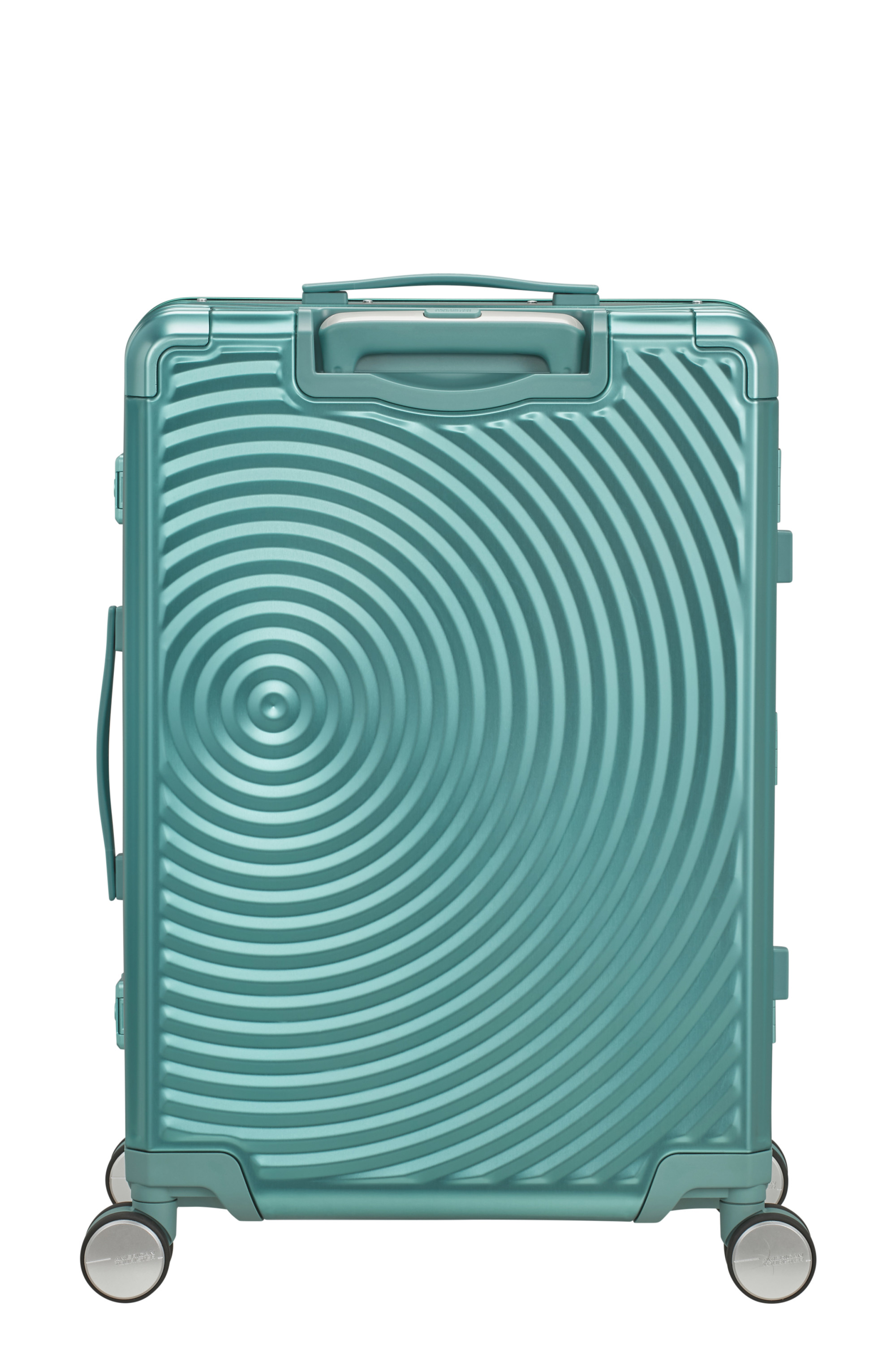Soundbox alu valise 4 roues taille m AMERICAN TOURISTER Bleu