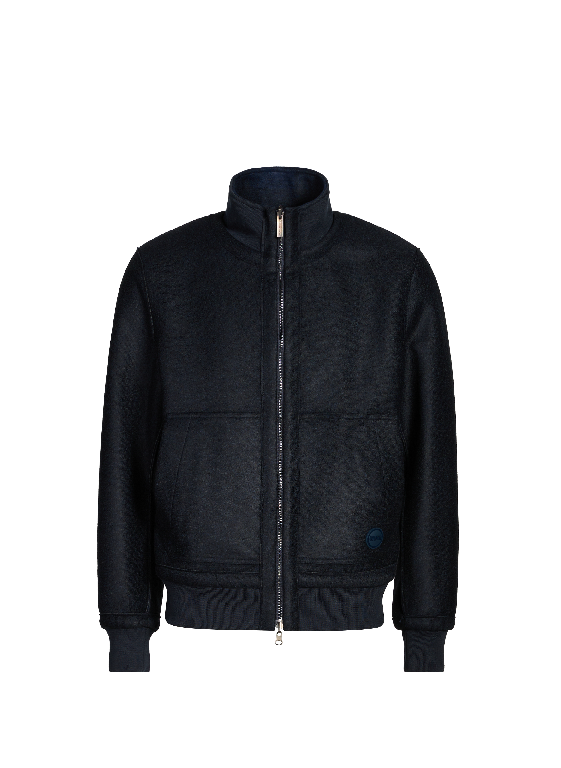 Blouson col montant Bleu