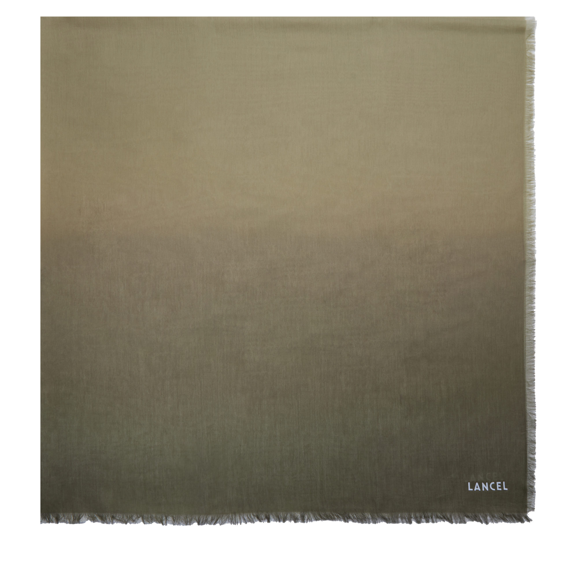 Etole en soie et coton LANCEL Vert