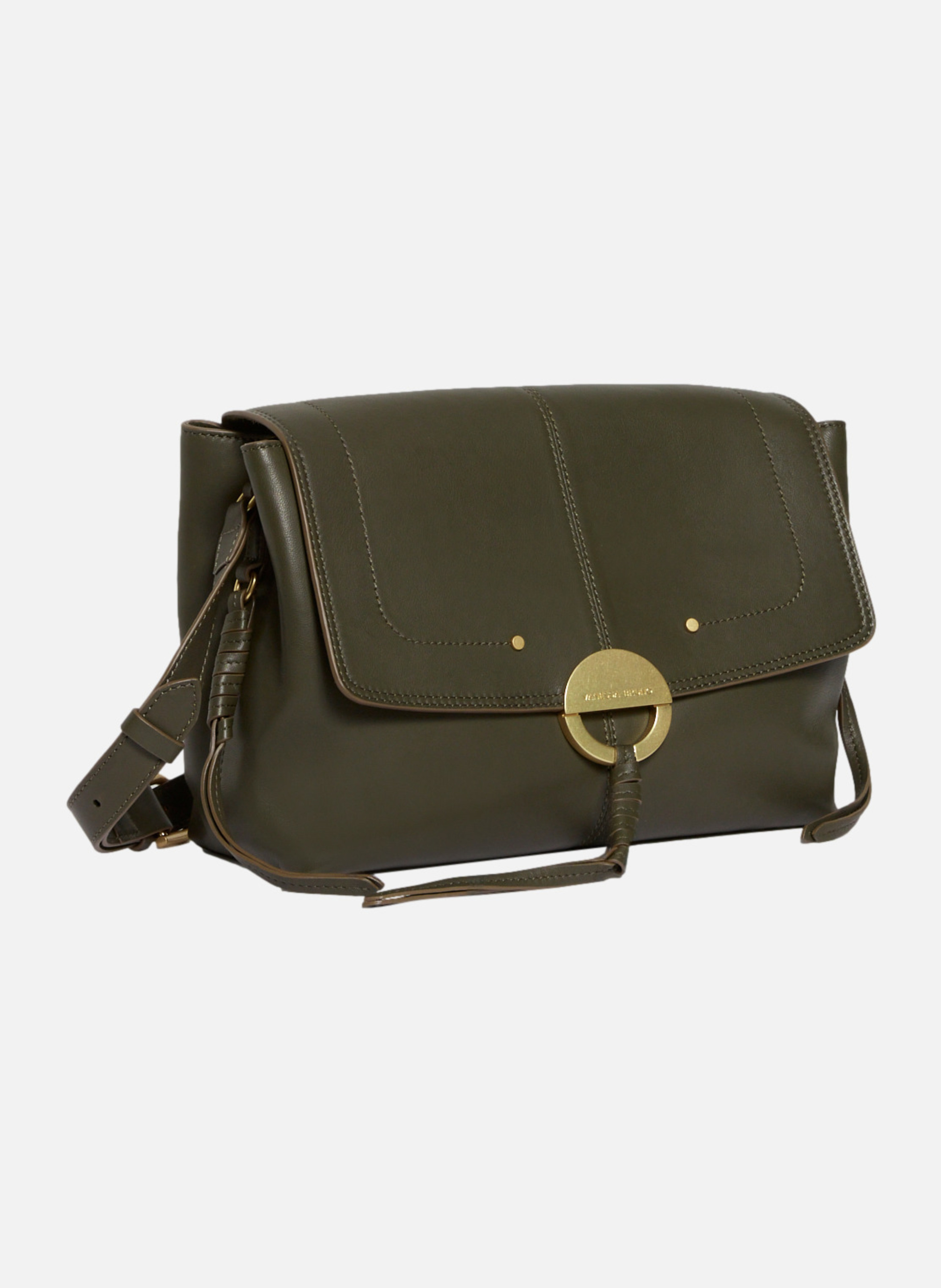 Grand sac othilia en cuir VANESSA BRUNO Vert